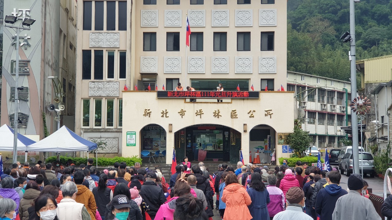 111年元旦升旗典禮_熱烈參與